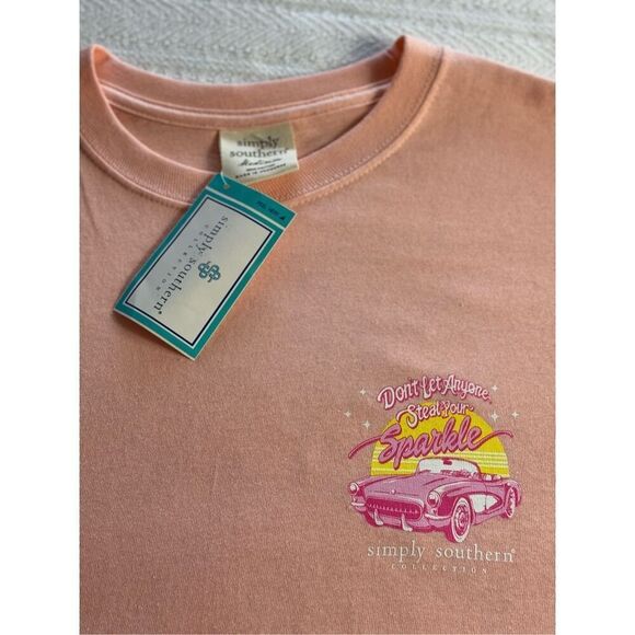 SIMPLY SOUTHERN MEDIUM “DON’T LET ANYONE STEAL YOUR SPARKLE” Short Sleeve T-SHIR - Picture 4 of 8